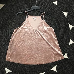 Mosimo crushed velvet tank
